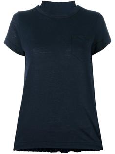 tribal lace panelled T-shirt Sacai