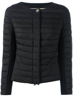 collarless padded zipped jacket Herno