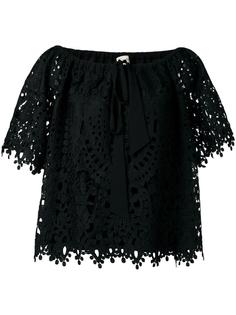 berry lace top Temperley London