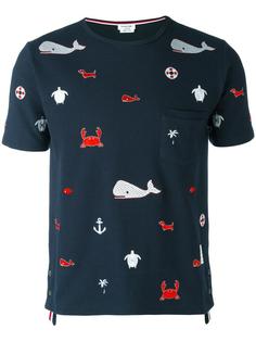 embroidered T-shirt Thom Browne
