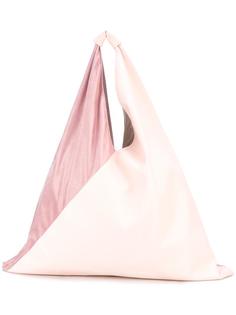 мягкая двухцветная сумка Mm6 Maison Margiela