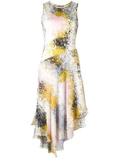 асимметричное платье с абстрактным принтом Diane Von Furstenberg