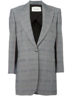 checked blazer Cédric Charlier