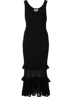 вязаное платье с оборками Derek Lam 10 Crosby
