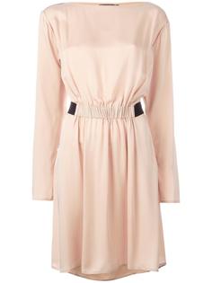elasticated waistband longsleeved dress Theory