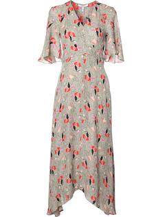 асимметричное платье с цветочным рисунком Derek Lam 10 Crosby