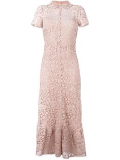 длинное платье из макраме Red Valentino