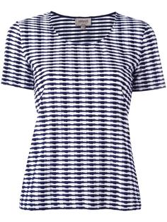 striped round neck T-shirt Armani Collezioni