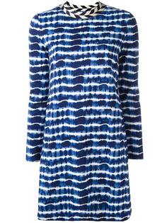полосатое платье с длинными рукавами Tory Burch