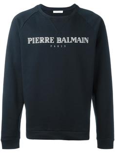 толстовка с принтом-логотипом Pierre Balmain