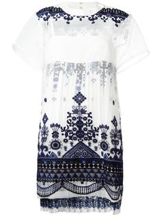 Tribal Lace dress Sacai