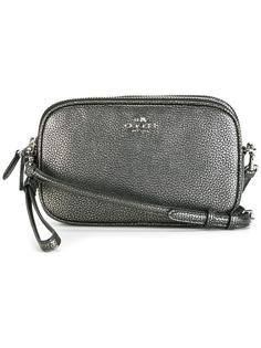 сумка через плечо с отделкой металлик Coach