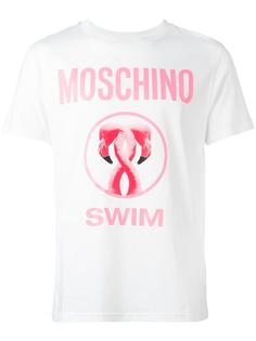 flamingo print T-shirt Moschino