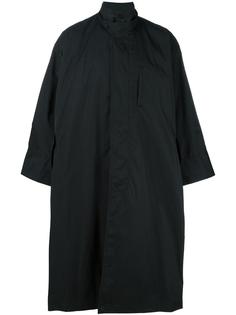 long cape coat Issey Miyake