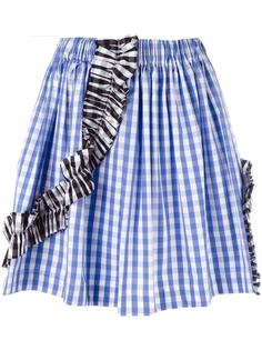 gingham check skirt MSGM