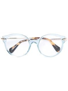 round shaped sunglasses Miu Miu Eyewear