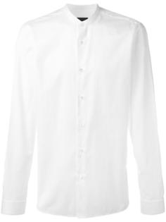 рубашка с узким воротником-стойкой Z Zegna