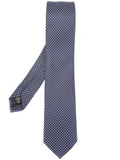 галстук с геометрическим узором Ermenegildo Zegna