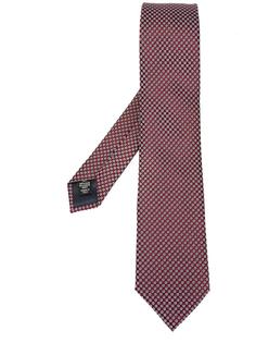 галстук с геометрическим узором Ermenegildo Zegna