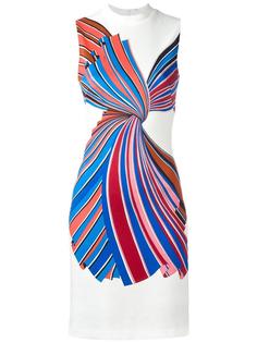 приталенное платье без рукавов Emilio Pucci