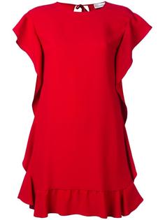 платье Ruffled Shift Red Valentino
