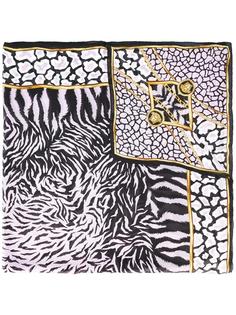 zebra print scarf Versace