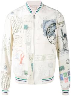 letters from India bomber jacket Alexander McQueen