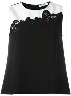 embroidered yolk top Vivetta