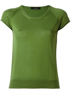 round neck knitted T-shirt Roberto Collina