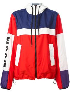 куртка на молнии с капюшоном MSGM