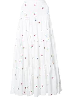 длинная юбка с вышивкой Suno
