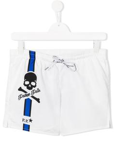 White Sand beach shorts Philipp Plein Kids