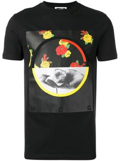 футболка с принтом с цветочным мотивом McQ Alexander McQueen