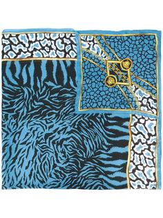 zebra print scarf Versace
