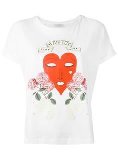 heart print T-shirt Vivetta