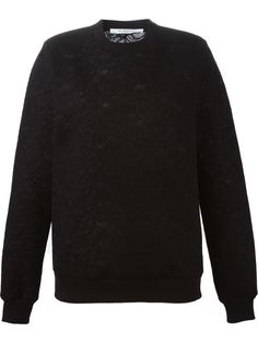 свитер с цветочным кружевом Givenchy