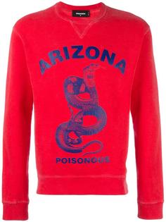 Arizona poisonous snake sweatshirt  Dsquared2