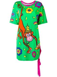 monkey print dress Moschino