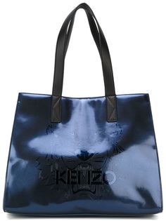 сумка-тоут TIger  с эффектом металлик  Kenzo