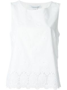 топ с вышивкой Diane Von Furstenberg