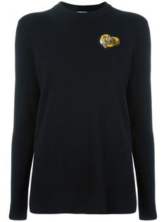 джемпер с блестящим сердцем Tory Burch