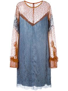 floral lace shift dress Nina Ricci