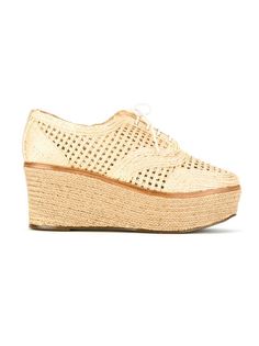 woven platform derby shoes Schutz