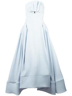 cut-off detail flared gown Maticevski