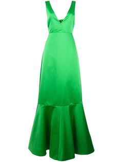 flared long gown Rochas