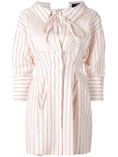 полосатое платье-рубашка Jacquemus