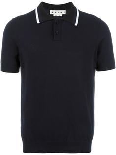 contrast collar polo shirt Marni