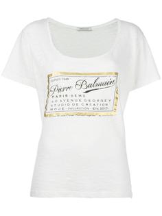 logo print T-shirt  Pierre Balmain