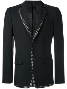 contrast edge blazer jacket Alexander McQueen