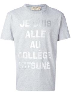 футболка College  Maison Kitsuné